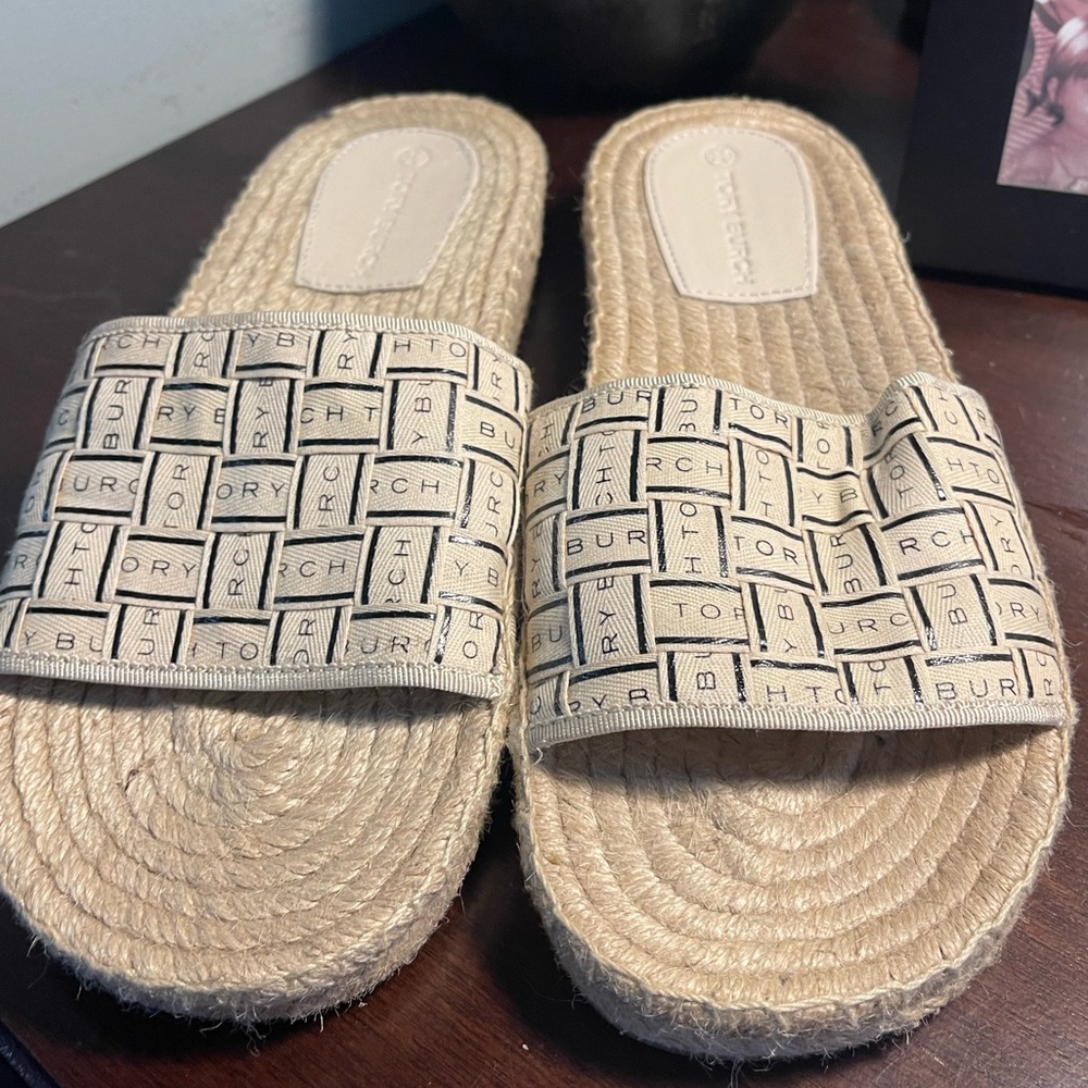 Tory Burch Ribbob Espadrille slide